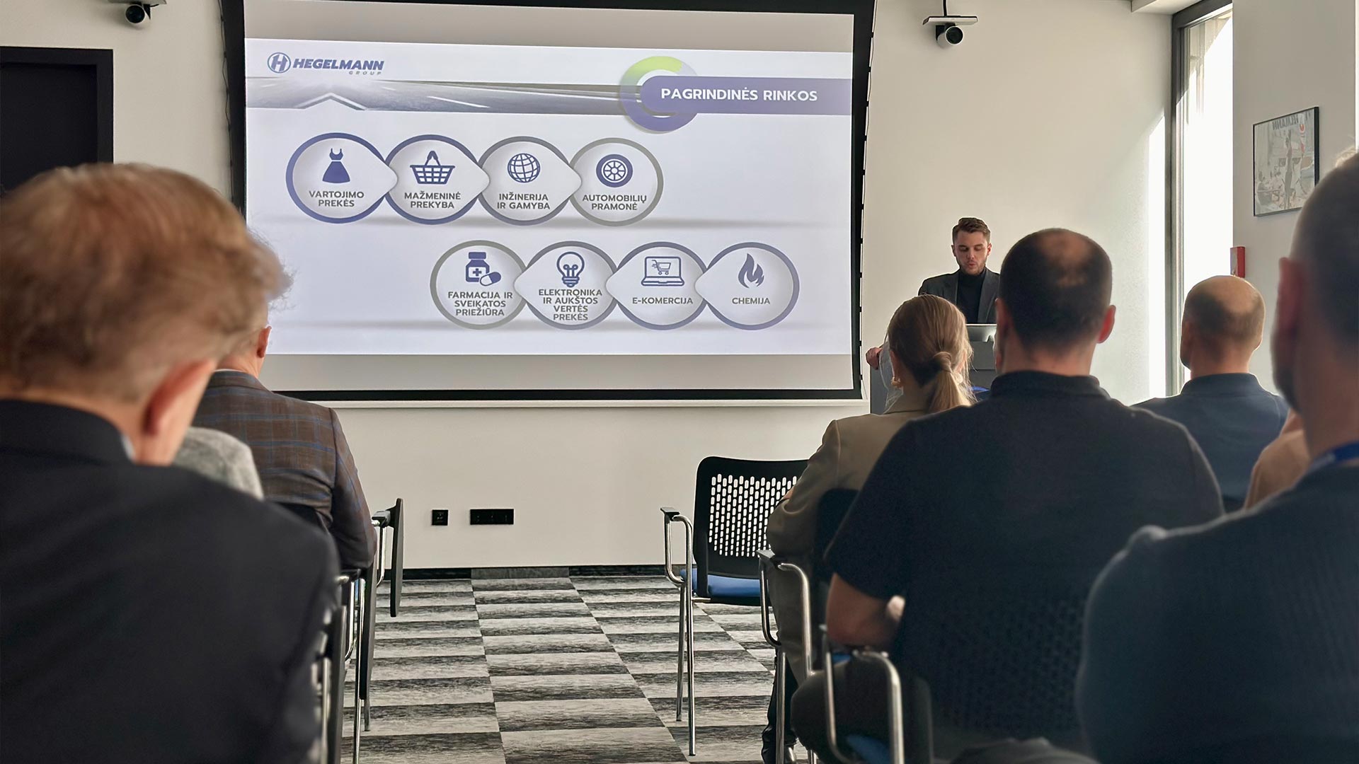 Prezentacijos pristatymas